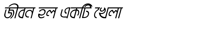 Preview of BrahmaputraMJ Italic